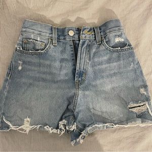 LIKE NEW Urban Outfitters UO BDG A-line denim cutoff short light wash